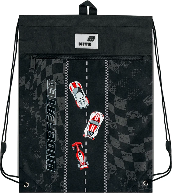 Сумка для взуття Kite Race&Win 46х33 см Чорна (K26-601M-8) - изображение 4