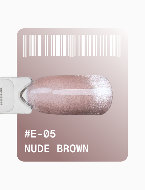 Гель-лак для ногтей Adore Gel Polish Cat's Eye Nude №E-05 Коричнево-бежевый 12 мл - изображение 2