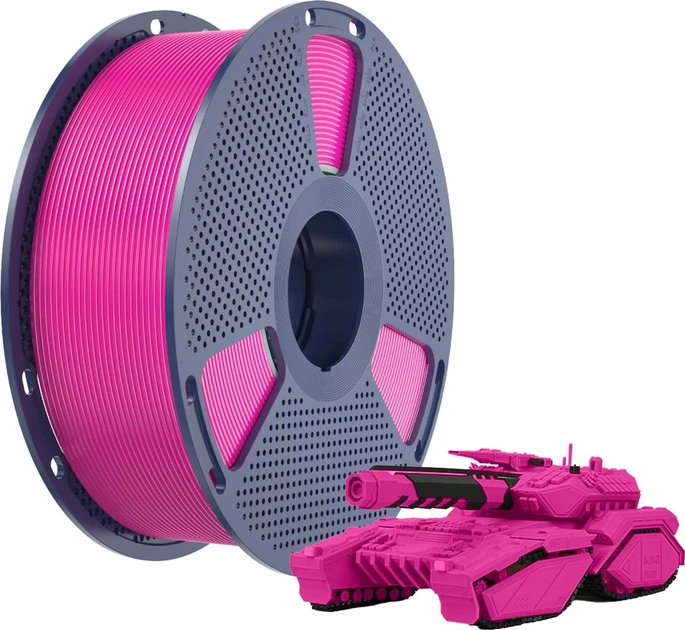 PLA-пластик Філамент Sunlu PLA Basic Magenta для 3D-принтера - 1Кг, 1.75mm з Котушкою - Фото 2 PLA-пластик Філамент Sunlu PLA Basic Magenta для 3D-принтера - 1Кг, 1.75mm з Котушкою - изображение 2