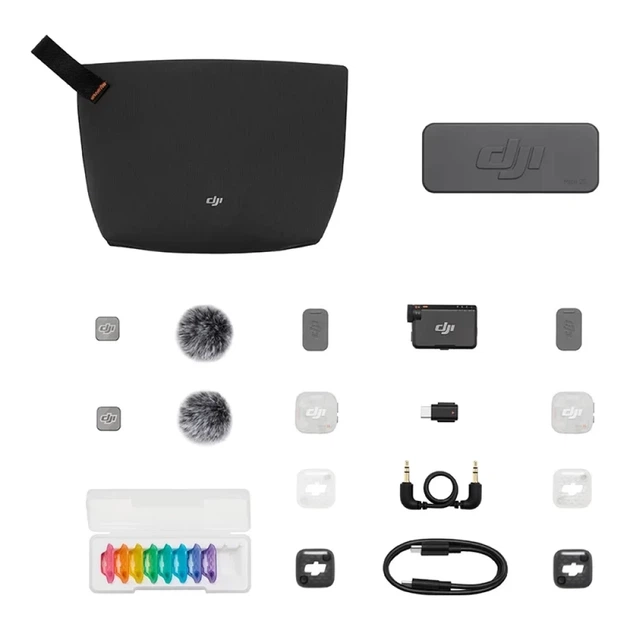 Микрофонная система беспроводная DJI Mic Mini 2S (2TX + 1RX + кейс) - Фото 1 Микрофонная система беспроводная DJI Mic Mini 2S (2TX + 1RX + кейс) - изображение 1