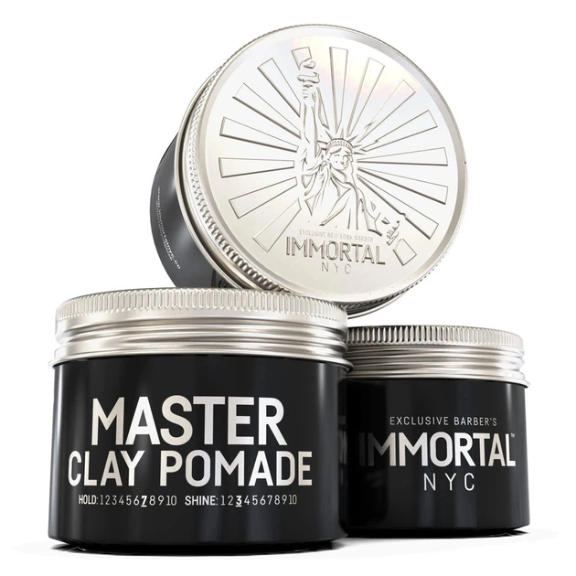 Матовая глиняная паста для волос Immortal Master 100 мл NYC-14 - Фото 2 Матовая глиняная паста для волос Immortal Master 100 мл NYC-14 - изображение 2