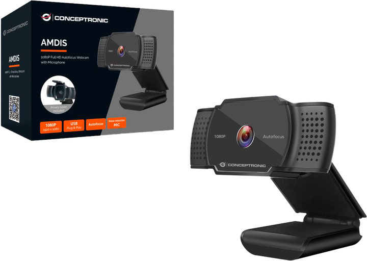 Kamera internetowa Conceptronic AMDIS06B Black (AMDIS06B) - obraz 2