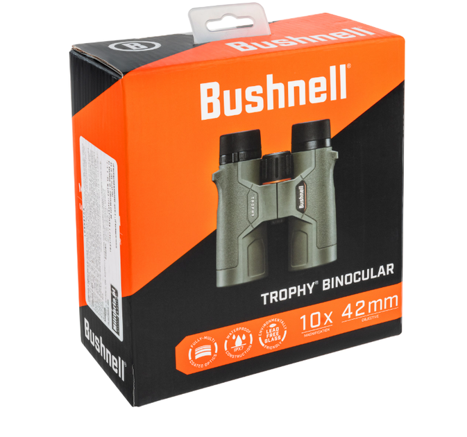 Бінокль Bushnell Trophy 10x42 Зелений 334210 - зображення 3