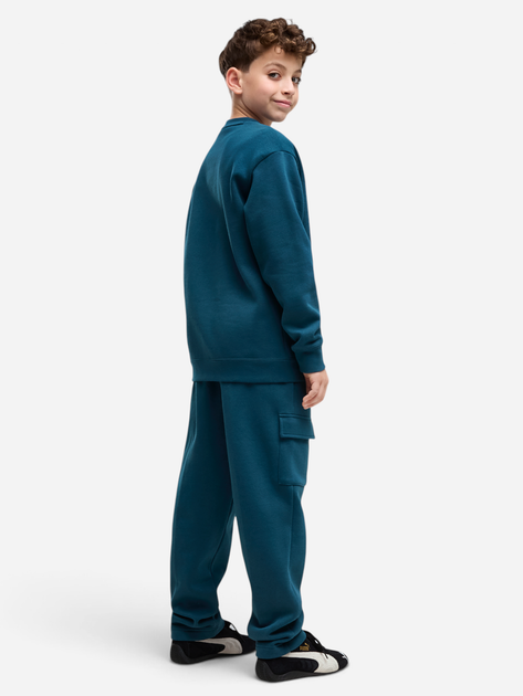Дитячий спортивний костюм (світшот + штани) для хлопчика Puma Essentials Elevated 69521836 134-140 см Midnight Petrol (4070033474143) - зображення 2