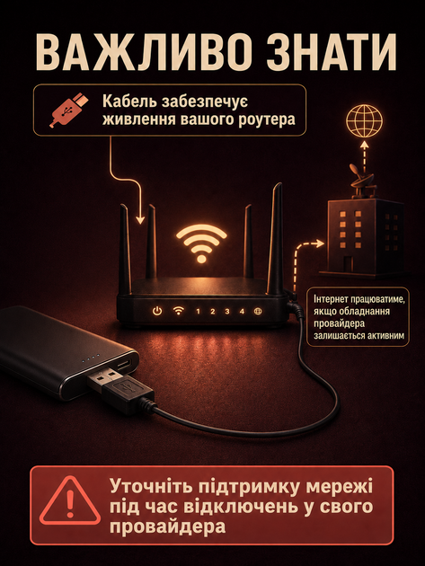 Кабель для роутера від павербанка USB DC юсб шнур живлення для модема від павер банки універсальний 12 вольт маршрутизатор Wi-Fi підвищувальний перехідник адаптер wifi конвертер живлення провід інтернету UPS 5.5×2.1 - зображення 6
