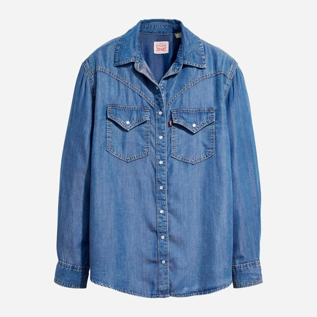 Сорочка джинсова жіноча Levi`s 969099204 L Синя (1161380843) - зображення 3