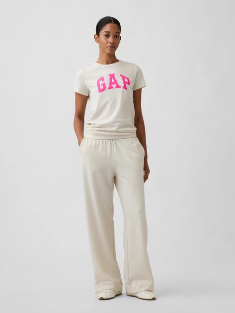Футболка бавовняна жіноча GAP 895899369 XL Молочна (1161171124) - Фото 3 Футболка бавовняна жіноча GAP 895899369 XL Молочна (1161171124) - зображення 3