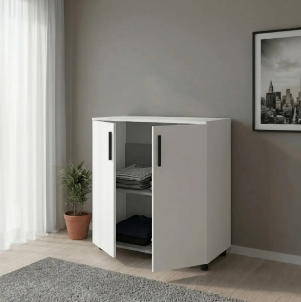 Комод Doros Торн Білий 2 ДСП 90х51,6х80 (41510145) - зображення 2