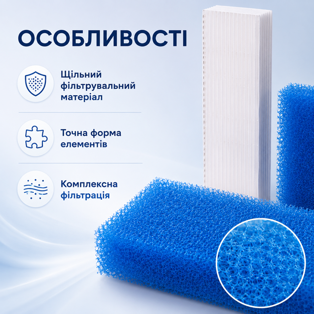 Комплект фильтров EA61 для пылесоса Thomas Twin / Genius 787203, набор фильтров для аквапылесоса - изображение 3