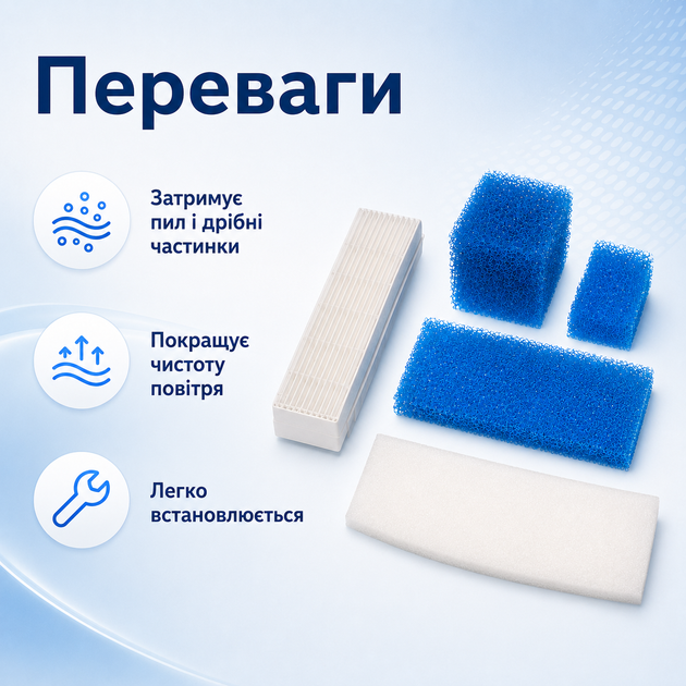 Комплект фильтров EA61 для пылесоса Thomas Twin / Genius 787203, набор фильтров для аквапылесоса - изображение 4