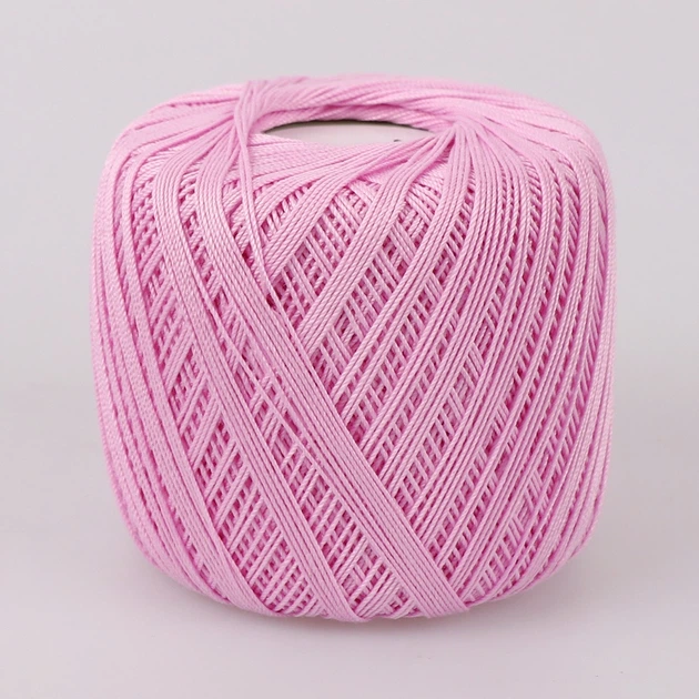 Пряжа YarnArt Violet, Розовый №319, ЯрнАрт Виолет турецкая нить для вязания 100% хлопок для игрушек, пинеток, пледов и одежды спицами и крючком - изображение 3