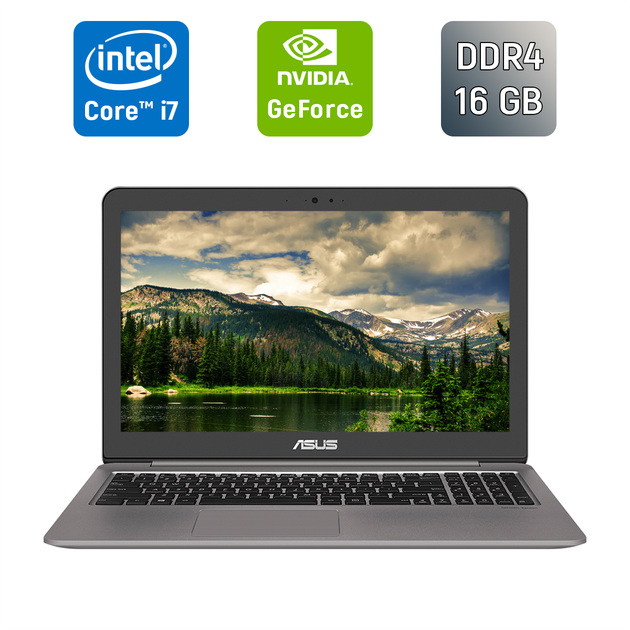 Игровой ноутбук Б-класс Asus Zenbook VX510VW / 15.6" (1920x1080) IPS / Intel Core i7-6500U (2 (4) ядра по 2.5 - 3.1 GHz) / 16 GB DDR4 / 240 GB SSD / nVidia GeForce GTX 960M, 4 GB GDDR5, 128-bit / WebCam / HDMI б/у + Подарок Беспроводная мышь / USB - Фото 1 Игровой ноутбук Б-класс Asus Zenbook VX510VW / 15.6" (1920x1080) IPS / Intel Core i7-6500U (2 (4) ядра по 2.5 - 3.1 GHz) / 16 GB DDR4 / 240 GB SSD / nVidia GeForce GTX 960M, 4 GB GDDR5, 128-bit / WebCam / HDMI б/у + Подарок Беспроводная мышь / USB - изображение 1