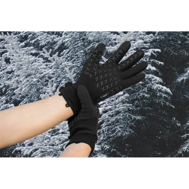 Рукавички водонепроникні Dexshell StretchFit 2.0 Gloves, р-р L, чорні - изображение 3