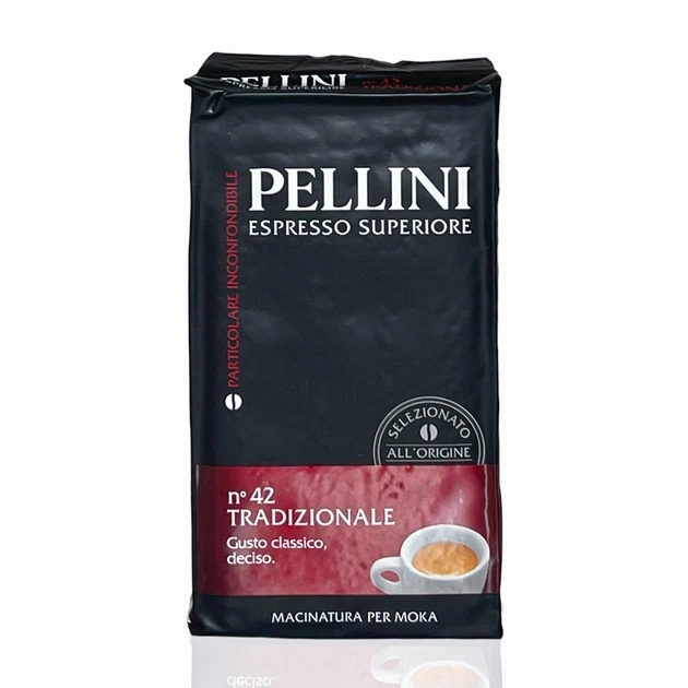 Кава мелена Pellini Espresso Superiore Tradizionale мелена 250 г - Фото 1 Кава мелена Pellini Espresso Superiore Tradizionale мелена 250 г - зображення 1