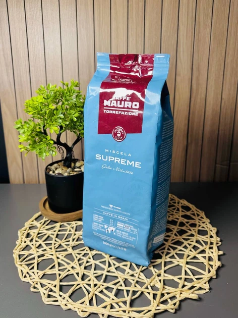 Кава в зернах Caffè Mauro Supreme 1 кг - Фото 2 Кава в зернах Caffè Mauro Supreme 1 кг - изображение 2