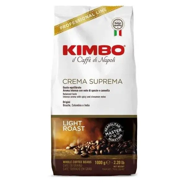 Кава в зернах Kimbo Crema Suprema 1кг - Фото 1 Кава в зернах Kimbo Crema Suprema 1кг - изображение 1
