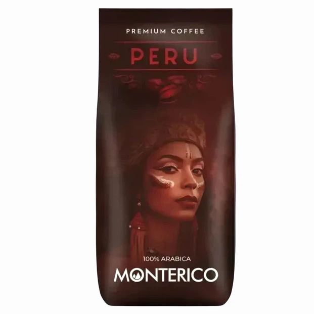 Кава в зернах Monterico Premium coffee Peru 100% 1кг - Фото 1 Кава в зернах Monterico Premium coffee Peru 100% 1кг - изображение 1