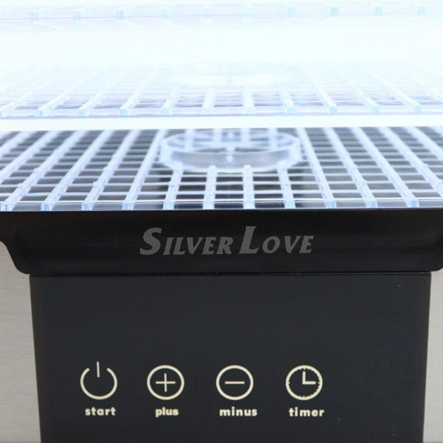 Электросушилка-Дегидратор Silver Love RB-912 для Овощей, Фруктов, Грибов и Мяса, 1000 Вт, 5 Ярусов (RB-912) - Фото 3 Электросушилка-Дегидратор Silver Love RB-912 для Овощей, Фруктов, Грибов и Мяса, 1000 Вт, 5 Ярусов (RB-912) - изображение 3