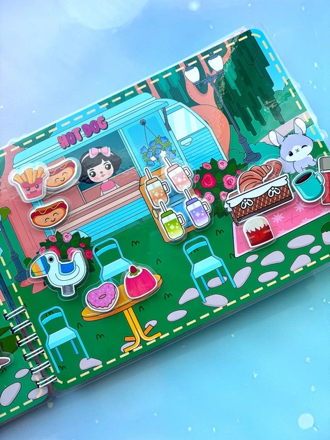 Весна в тока бока 2 игра на липучках альбом книга тока бока toca boca avatar world - Фото 8 Весна в тока бока 2 игра на липучках альбом книга тока бока toca boca avatar world - изображение 8