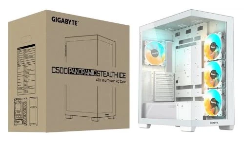 Корпус Gigabyte C500 PANORAMIC STEALTH ICE, White (GB-C500PI ST) - зображення 8
