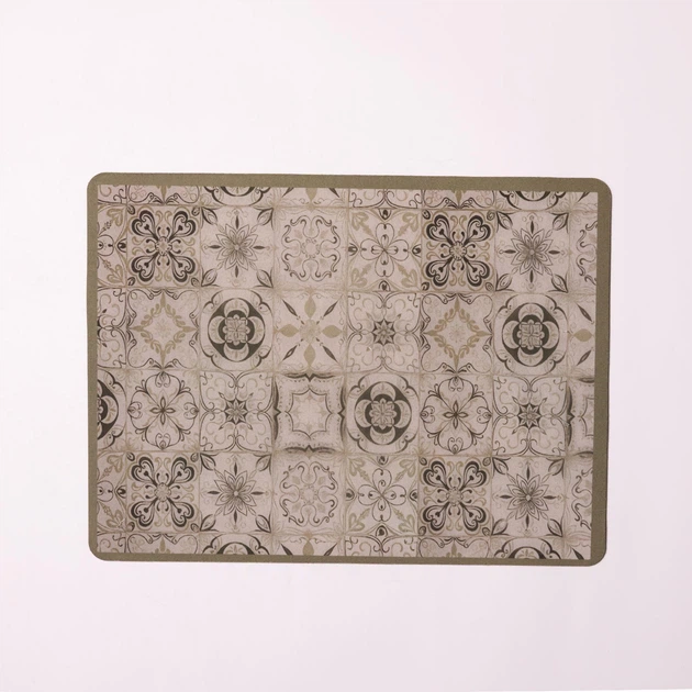 Коврик влаговпитывающий для сушки посуды на столешницу кухню 40x30 см Boho коврик для посуды стиральной машинки антискользящий диатомитовый коврик под посуду - изображение 3