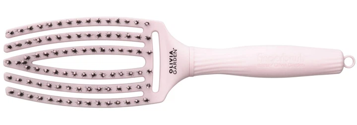 Щетка Olivia Garden Fingerbrush Care Iconic Boar-Nylon Pastel Pink M - Фото 1 Щетка Olivia Garden Fingerbrush Care Iconic Boar-Nylon Pastel Pink M - изображение 1