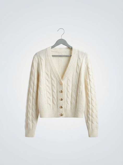 Кофта жіноча L Молочний TVIY LOOK (723085-L) - зображення 3