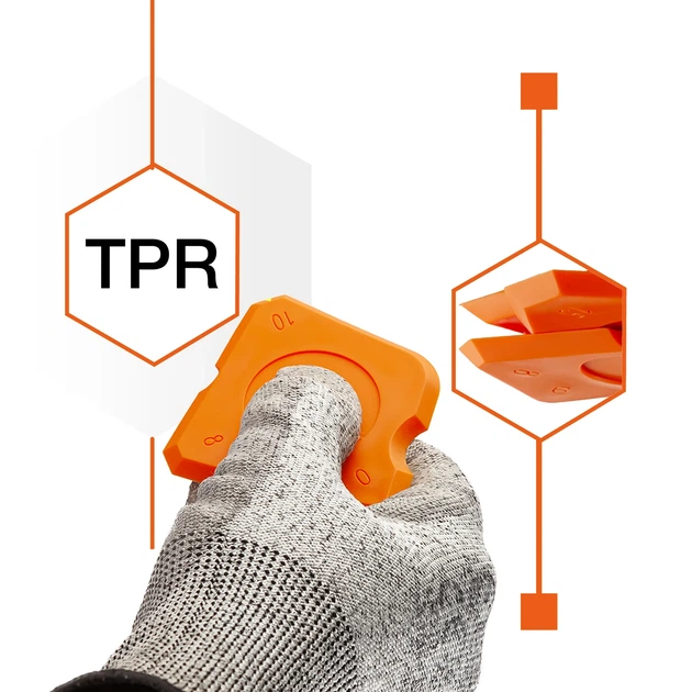 Набор шпателей для силикона 4 шт TPR 0-28 мм разной формы - изображение 6