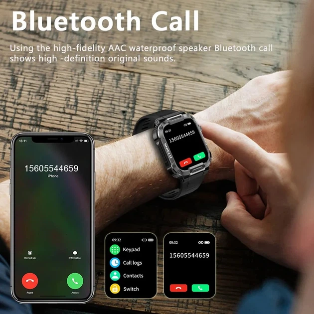 Смарт годинник Smart Watch, вимірювання пульсу, тиску, кисню в крові, режими тренувань - зображення 2