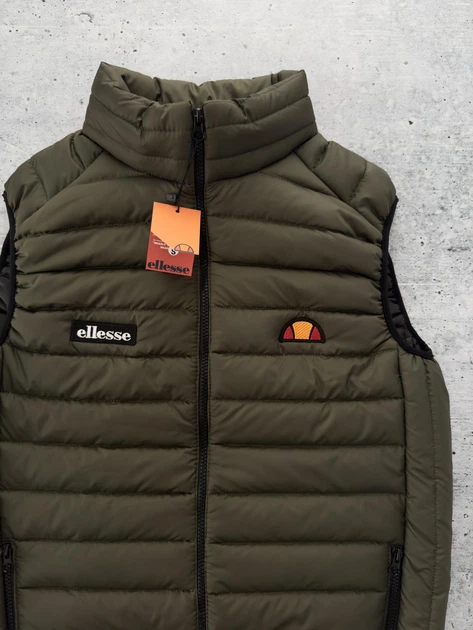 Жіночий жилет Ellesse з коміром-стійкою , хакі, розмір XXL - Фото 8 Жіночий жилет Ellesse з коміром-стійкою , хакі, розмір XXL - изображение 8