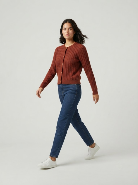 Кофта женская M Бордовый TVIY LOOK (723015-M) - изображение 4