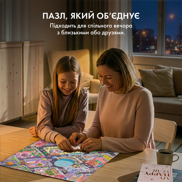 Настольная игра ORNER Пазл Город счастливых котов - Фото 5 Настольная игра ORNER Пазл Город счастливых котов - изображение 5