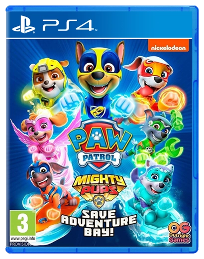 Игра PAW Patrol Mighty Pups Save Adventure Bay! для PS4 (Blu-ray диск) RUS Б/У - Фото 1 Игра PAW Patrol Mighty Pups Save Adventure Bay! для PS4 (Blu-ray диск) RUS Б/У - изображение 1