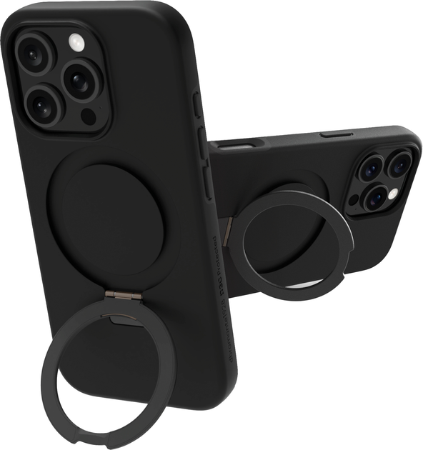 Etui na smartfon Dbramante1928 Iceland Ultra D3O MagSafe Kickstand do Apple iPhone 16 Pro Max Black (IUK7BL006300) - obraz 2