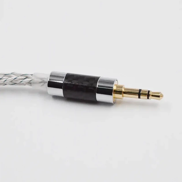 KZ Silver&Blue Cable – 8-жильний Hi-Fi кабель для навушників із посрібленої міді для аудіофілів - изображение 2
