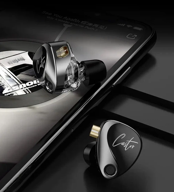 KZ Castor Bass (No Micro, Tuning Switches) – In-Ear Monitor навушники з подвійними драйверами та тумблерами налаштування для Hi-Fi звуку з глибоким басом - изображение 6