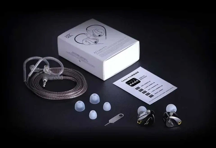 KZ Castor Bass Pro (No Mic, Tuning Switches) – In-Ear Monitor навушники з подвійними динамічними драйверами і перемикачами налаштування для Hi-Fi звуку з потужним басом - изображение 3