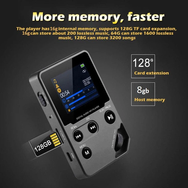 MP3 плеєр Mrobo C5 DSD256 Bluetooth Hi-Fi 8Gb + 64 Gb Type C - Фото 5 MP3 плеєр Mrobo C5 DSD256 Bluetooth Hi-Fi 8Gb + 64 Gb Type C - изображение 5
