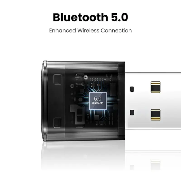 Адаптер UGREEN CM390 USB Bluetooth 5.0 Adapter (UGR-80889) - Фото 8 Адаптер UGREEN CM390 USB Bluetooth 5.0 Adapter (UGR-80889) - изображение 8