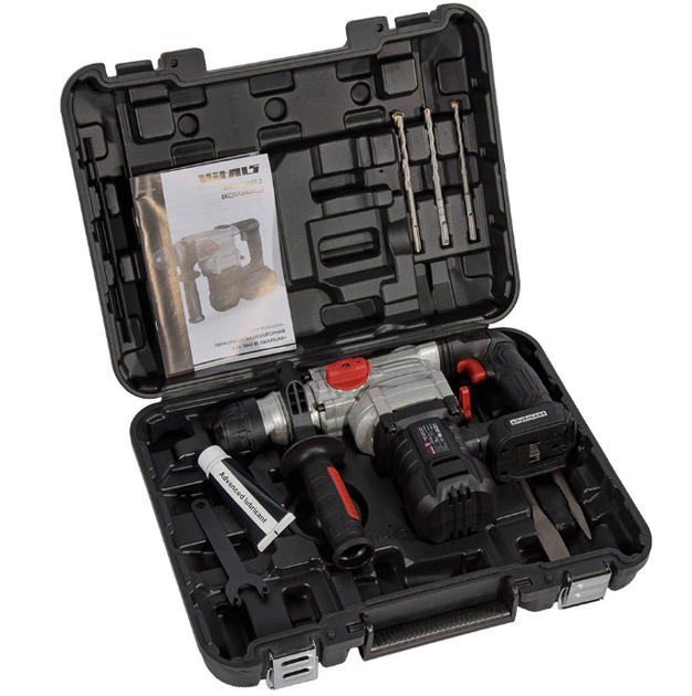 Перфоратор акумуляторний Vitals Professional ARa 1845 BL SmartLine+ - зображення 12