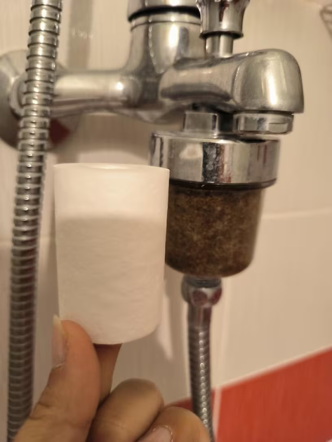 Фільтр для води проточний на душову лійку грубого очищення для ванної + 10 картриджів (FILTR-10) - Фото 6 Фільтр для води проточний на душову лійку грубого очищення для ванної + 10 картриджів (FILTR-10) - зображення 6