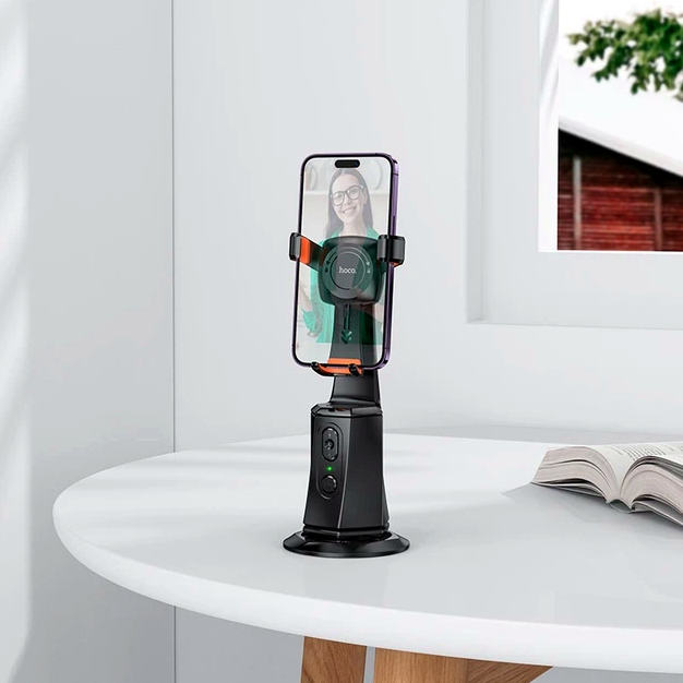 Стабилизатор для телефона Hoco K26 материал PC ABS размер 108х95х233 мм вес 234 г аккумулятор 1200 мАч использование 6 часов - изображение 9