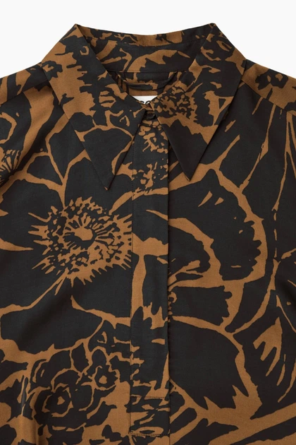 Сукня жіноча COS printed midi shirt dress 1168576002 Eur 36 Коричневий - Фото 8 Сукня жіноча COS printed midi shirt dress 1168576002 Eur 36 Коричневий - зображення 8