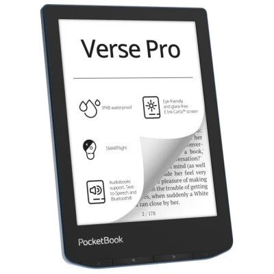 Электронная книга Pocketbook 634 Verse Pro, Azure (PB634-A-CIS) - Фото 3 Электронная книга Pocketbook 634 Verse Pro, Azure (PB634-A-CIS) - изображение 3