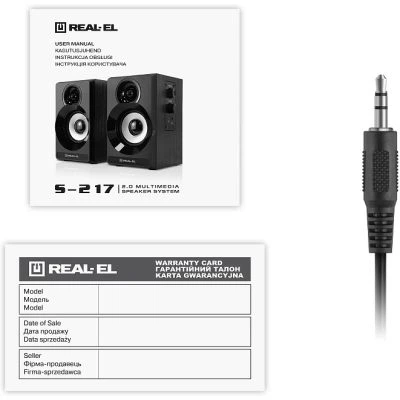 Акустическая система REAL-EL S-217 Black (EL121200013) - Фото 9 Акустическая система REAL-EL S-217 Black (EL121200013) - изображение 9