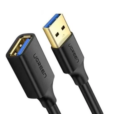 Дата кабель USB 3.0 AM/AF 1.0m US129 black Ugreen (10368) - Фото 1 Дата кабель USB 3.0 AM/AF 1.0m US129 black Ugreen (10368) - зображення 1