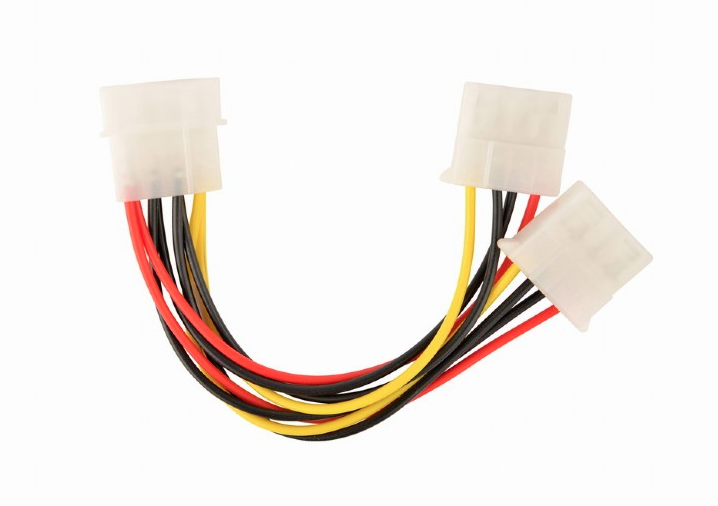 Переходник питания Molex (M) - 2 x Molex (F), 13 см, Cablexpert (CC-PSU-1) - Фото 1 Переходник питания Molex (M) - 2 x Molex (F), 13 см, Cablexpert (CC-PSU-1) - изображение 1