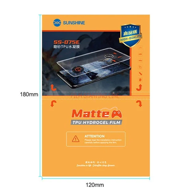 Гидрогелевая бронепленка для телефона Sunshine SS-075E High Quality TPU (матовая) - изображение 8