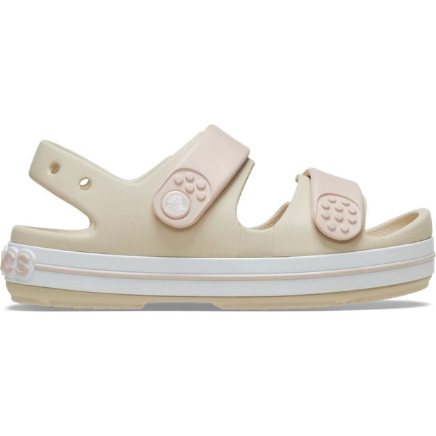 Дитячі крокси сандалії для дівчинки Crocs Crocband Cruiser Sandstone (33/34, бежевий) - изображение 3