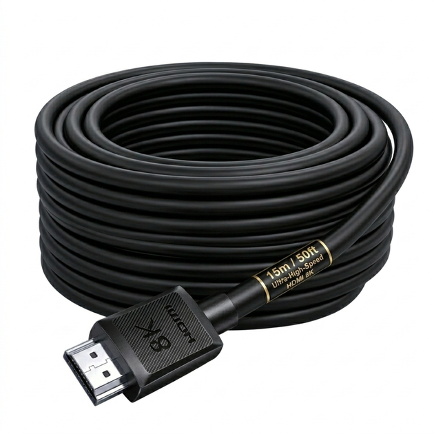 Кабель Ugreen HD175 HDMI - HDMI v2.1 8K@60Hz 4K@240Hz 15 м (45437) - Фото 1 Кабель Ugreen HD175 HDMI - HDMI v2.1 8K@60Hz 4K@240Hz 15 м (45437) - зображення 1